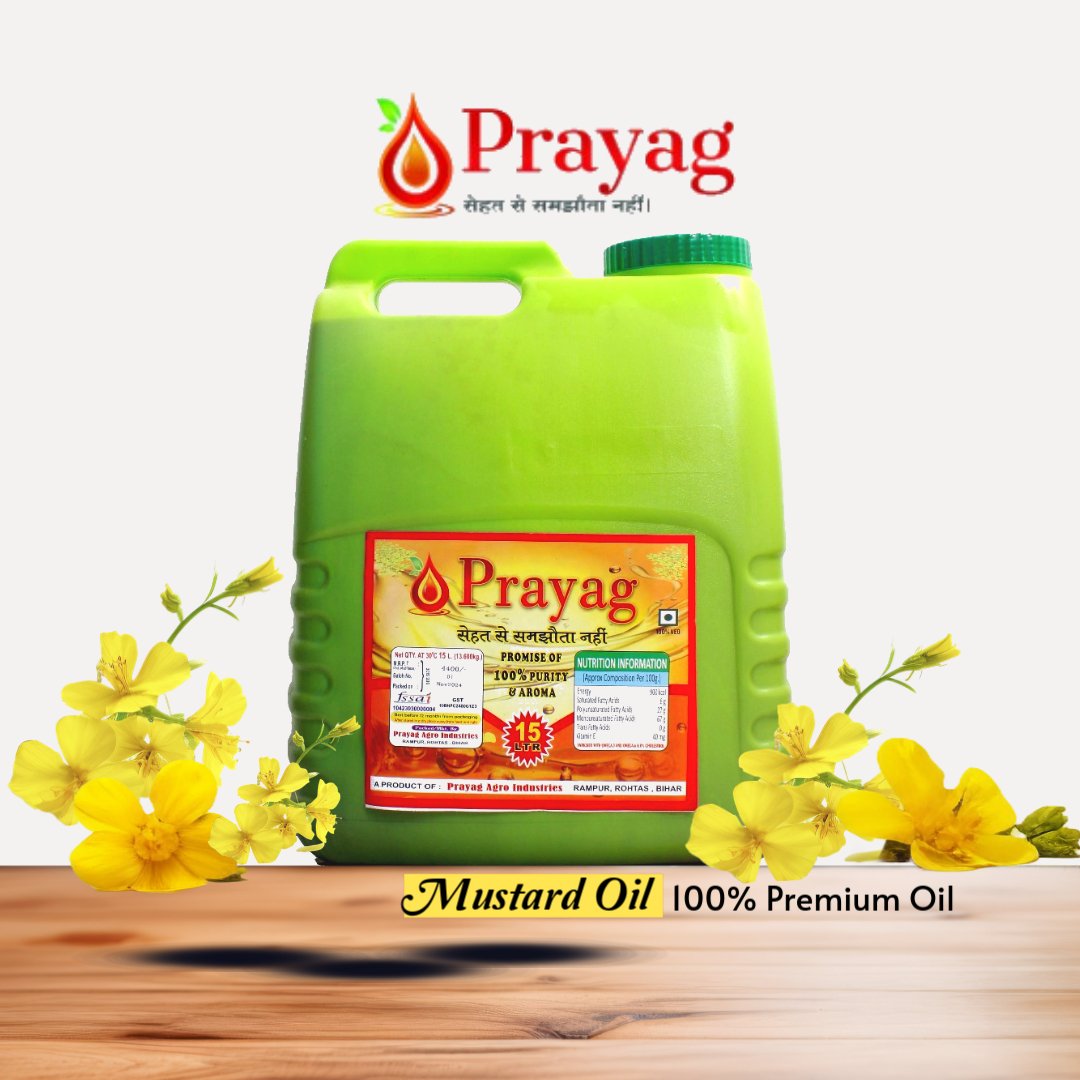 5Ltr. Cold Press Yellow Mustard Oil